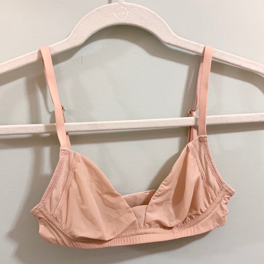 Mesh-trimmed Sammie bralette NWOT